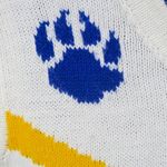 Vintage 70s Varsity Cheerleader Sweater Vest Blue Size XS Photo 5