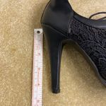 Women’s Black High Heel Booties with Lace Detail EU Size 38 US 7/7.5 NEW Black Photo 5