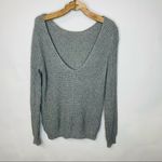 Leith Grey Low Back Sweater Sz Small Photo 1