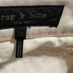 Rag and Bone Ellie Micro Floral Off White Denim Shorts Size 24 Photo 5