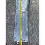 ZARA  Ripped High Rise Slim Jeans Distressed Denim‎ Light Wash Size 4 US NWT Photo 9