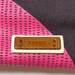 Fossil  Keely coated canvas crossbody bag, colorblock, NWOT  11”x9”x2” Photo 5