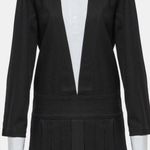 Plan C Dropwaist Pleated Dress Black & White Size M Size M Photo 1