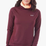 Under Armour Women’s CG Reactor Run Funnel Warm-Up Top | Size Small | Maroon Photo 0