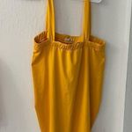 Rebdolls  Golden Yellow 5X Mumu Square Nexk Tank Sleeveless Bodycon Dress Photo 1