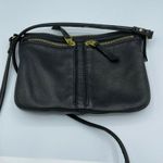 Fossil Elise Black Pebbled Leather Handbag Crossbody Purse Minimalist Casual Photo 2