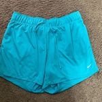 Nike Women’s Teal Dri-Fit Training Shorts Photo 3