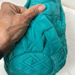 Vera Bradley  Blue Quilted Tote Bag with Diamond Stitching Photo 4