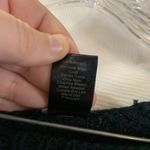 Ann Taylor  Navy/Black Scoop Neck High-Low Sweater XS Photo 2