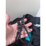 Aqua Green Black High Neck One Piece Attached Brief Swim Dress Plus Size 24 New Photo 6