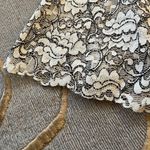 ZARA  | Black White Lace Collared Top XS Photo 3