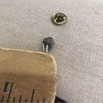 Vintage Seal Label Pin Photo 1