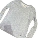Abercrombie & Fitch grey embellished sweater bedazzled casual winter party Photo 0