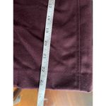 Talbots T8 Italian Flannel Wool Skirt Burgundy Lined Career Workwear Photo 8