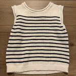 Moon & Maddison striped sleeveless sweater Photo 0