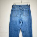 REWASH  Blue Wide Leg Embroidered Dinosaur Jeans Womens 29 Distressed Blue Denim Photo 9