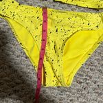 Proenza Schouler Splatter Print Barbell Swim Set Yellow- Size XS Photo 6