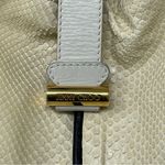 Jimmy Choo  Authentic Python Snakeskin Hobo Bag Buttercream Ivory Shoulder bag Photo 3