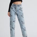 PacSun  Eco Butterfly High Waisted Straight Leg Jeans Size 28 Photo 0