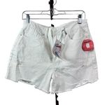 Ymi Women’s White Distressed Jean Shorts Photo 0