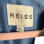 Reiss  Nikita Panel Fit and Flare Belted Blue Dress Photo 1