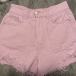 Coco Lily Cocolilys light purple Jean shorts Photo 0