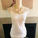Classy elegant graduated cream faceted stone accent necklace Photo 5