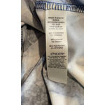 Chicos 0 US Small‎ Blue Abstract Reptile Print Sleeveless Dress Lace Photo 8