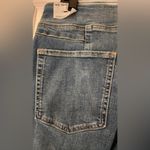 Free People  We The Free Mid Rise Double Dutch Slit Skinny Blue Jean Size Medium Photo 8