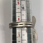 Stainless Steel Notched Ring Silver Photo 3