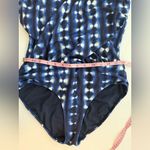 Athleta  Women's swim dress Halter One Piece - Blue Tie-Dye Size 36B/C Photo 1