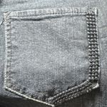 Brooklyn Girl Y2K Navy Distressed Denim Jeans Size 18 Straight Leg Stretch Black Photo 12