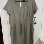 32 Degrees Heat Green Short Sleeve Dress L NWT 32 Deg Cool Photo 4