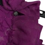 St. John ‎ Couture silk ruffle blouse tank top L Photo 3