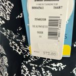 Swim Solutions Empire Waist‎ Tummy Control Spotted Leaf Black Swim Dress Large Photo 6