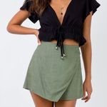 Princess Polly Crossover Skirt/Skort Khaki Green Photo 0