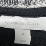 Charter Club  Womens Plaid Sweater 3X Workwear Business Casual Career Warm Cozy Photo 1