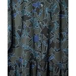 LOGO By Lori Goldstein Lori Goldstein Womens Button Up Blouse Size L Blue Multicolor Long Sleeve Collar Photo 4