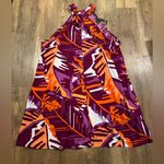Bold Elements NWT  Vibrant Purple and Orange Halter Dress Photo 1