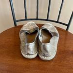 Tory Burch Seaside Glitter Espadrille Flats in Gold Size 5.5 or 36 Photo 3