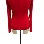 Lovers + Friends  Viana Top Red Long Sleeve‎ Cut Out Neckline Size XS Photo 9