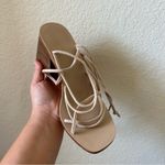 Raye Cross Sandal in Nude Suede Photo 6