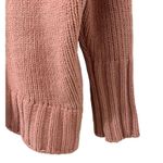Philosophy Chunky Sweater Women's Size Medium Muave Pink Cowl Neck Photo 3