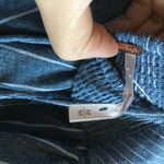 Free People NEW Denium Striped Dress puffy sleeves Photo 3