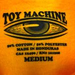 Knuckle Tattoo Spell-Out Toy Machines Skateboarding Hoodie M Photo 3