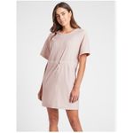 Athleta  Crosscurrent Cover Up Dress M Gray Lounge Travel Drawstring Waist‎ Tunic Photo 11