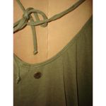 prAna NWT New Saida Kaftan Dress Coverup S Cargo Green Dolman Sleeves Dark Photo 8