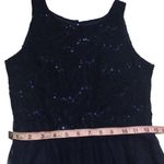 Speechless Party dress cut out sleeveless flare tulle sequins size Junior 5 Blue Photo 8