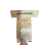 Max Studio  Black & White Long Sleeve V-Neck Scarf Shift Dress Women Sz S Photo 7