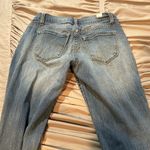 Ripped Straight Legged Skinny Jeans Size 0 Photo 4